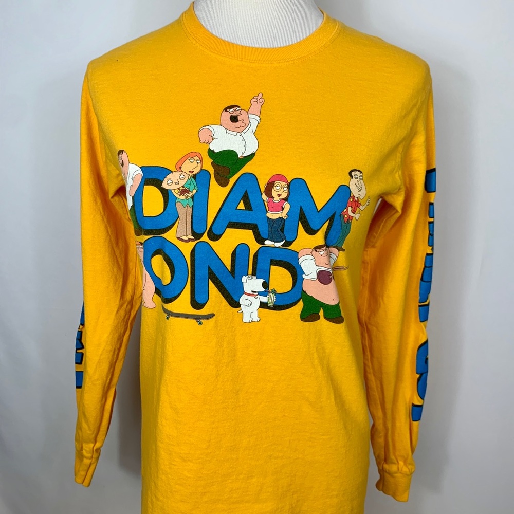 Diamond Supply Co. x Family Guy Yellow Long Sleeve